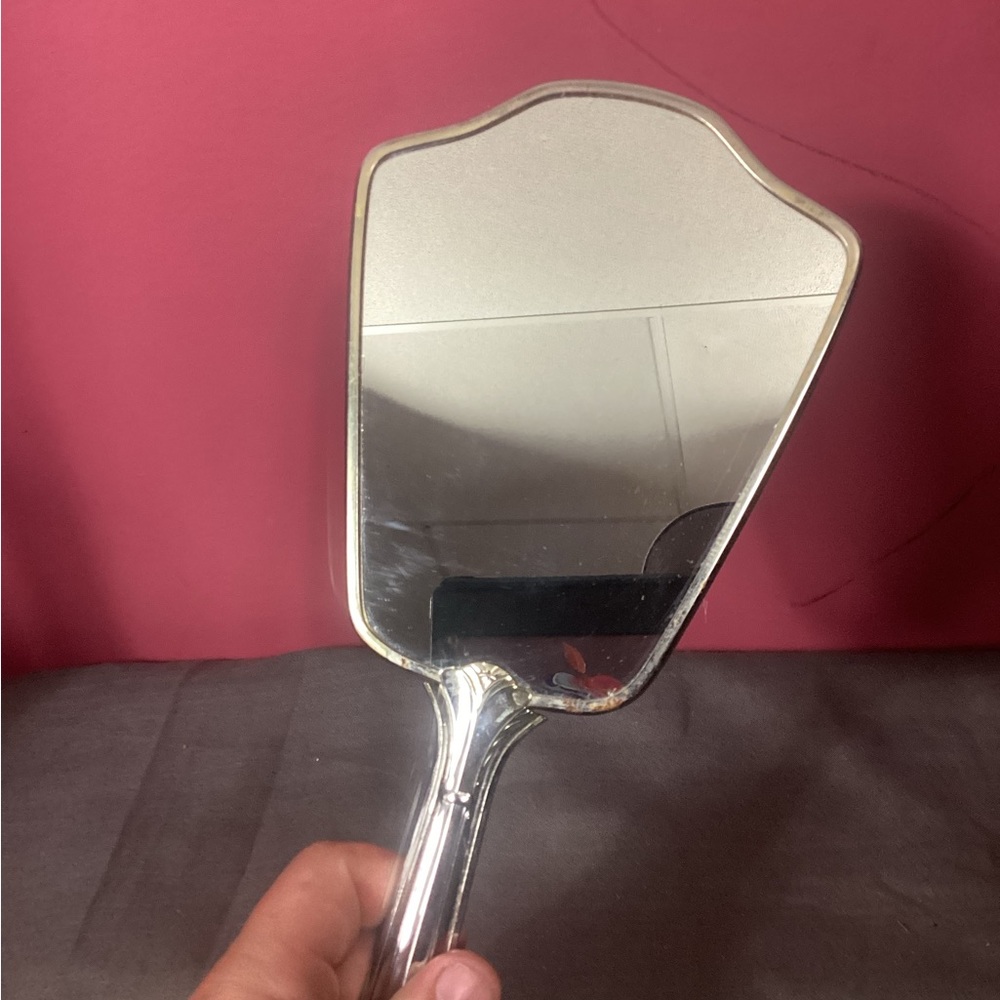 Vintage Chrome Dressing Table Vanity Mirror View 5